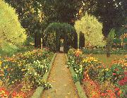 Prats, Santiago Rusinol Garden in Aranjuez USA oil painting artist